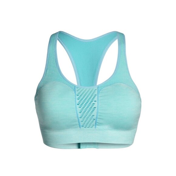New w/Tags - Zella Body Large - “Spark” Racerback Sports Bra, Space Dye, Teal - Picture 9 of 12